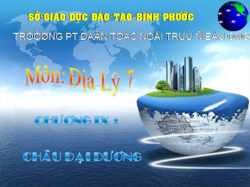 Bài 48. Thiên nhiên châu Đại Dương