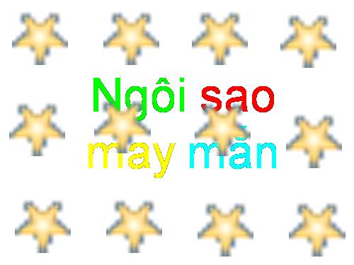 ngôi sao may mắn