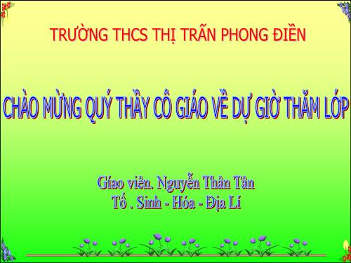 Bài 19. Môi trường hoang mạc