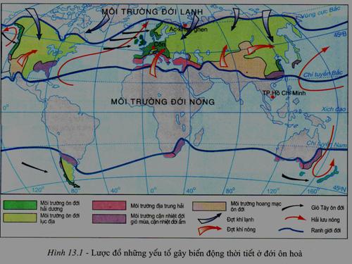 Bài 18. Thực hành: Nhận biết đặt điểm môi trường đới ôn hòa