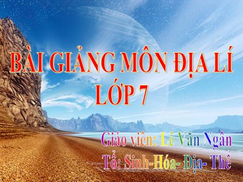 Bài 19. Môi trường hoang mạc