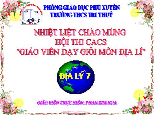 Bài 32. Các khu vực châu Phi