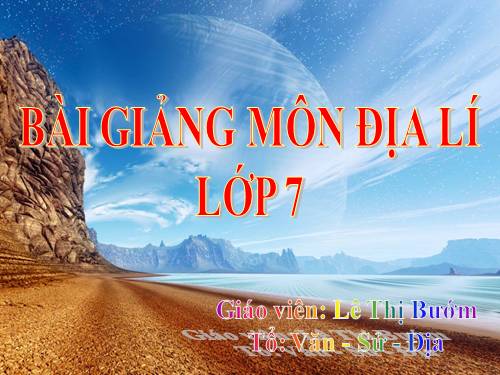 Bài 19. Môi trường hoang mạc