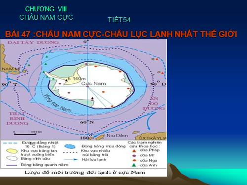 Bài 47. Châu Nam Cực - Châu lục lạnh nhất thế giới