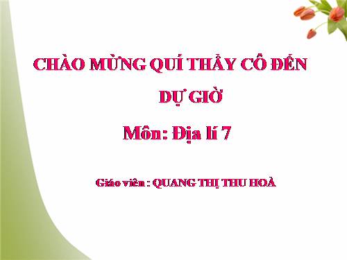 Bài 41. Thiên nhiên Trung và Nam Mĩ