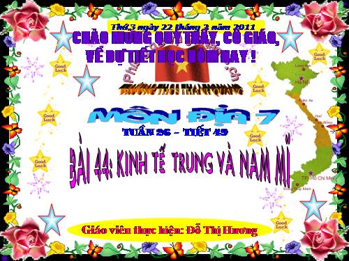 Bài 44. Kinh tế Trung và Nam Mĩ