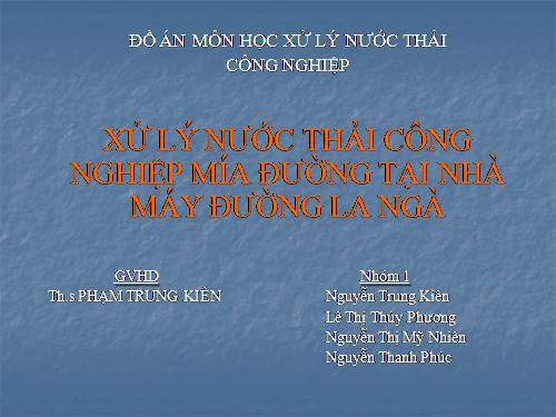 xu ly nuoc thai mia duong