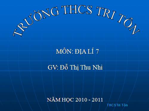 Bài 19. Môi trường hoang mạc