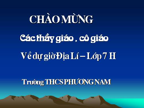 Bài 41. Thiên nhiên Trung và Nam Mĩ