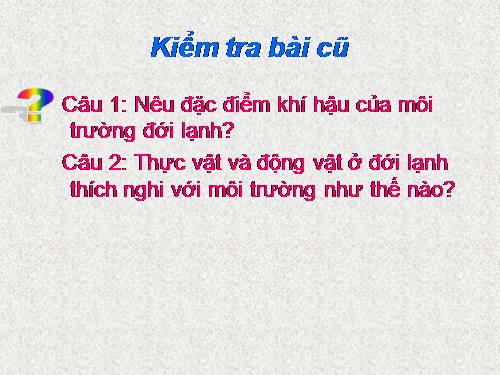 Bài 22. Hoạt động kinh tế của con người ở đới lạnh