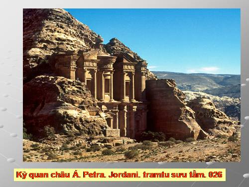 Kỳ quan châu Á. Petra. Jordani. 026