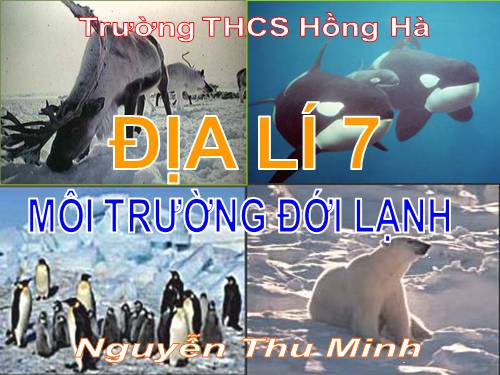 Bài 21. Môi trường đới lạnh