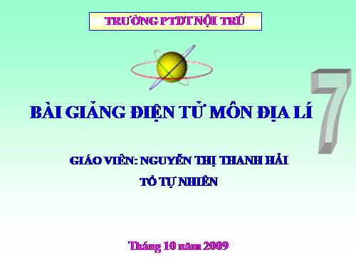 Bài 18. Thực hành: Nhận biết đặt điểm môi trường đới ôn hòa