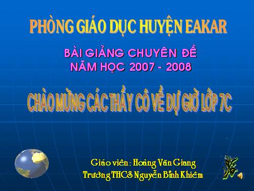 Bài 5. Đới nóng. Môi trường xích đạo ẩm