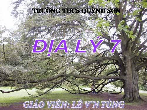 Bài 13. Môi trường đới ôn hòa