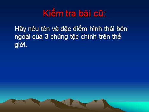 Bài 3. Quần cư. Đô thị hóa