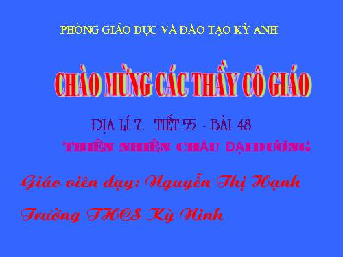 Bài 48. Thiên nhiên châu Đại Dương