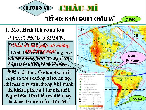 Bài 35. Khái quát châu Mĩ