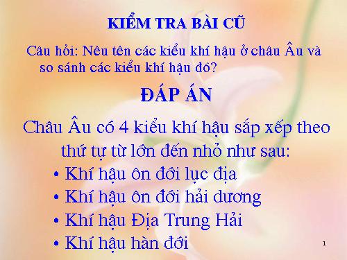 Bài 54. Dân cư, xã hội châu Âu