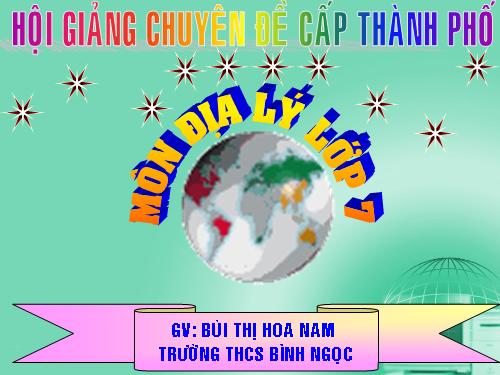 Bài 42. Thiên nhiên Trung và Nam Mĩ (tiếp theo)