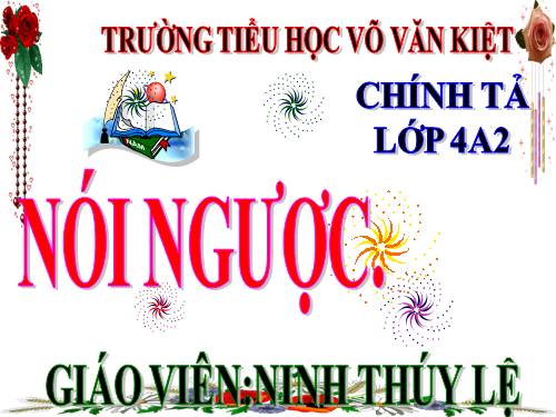 Tuần 34. Nghe-viết: Nói ngược