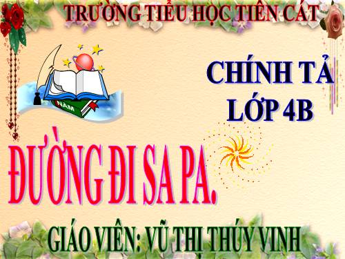 Tuần 30. Nhớ-viết: Đường đi Sa Pa