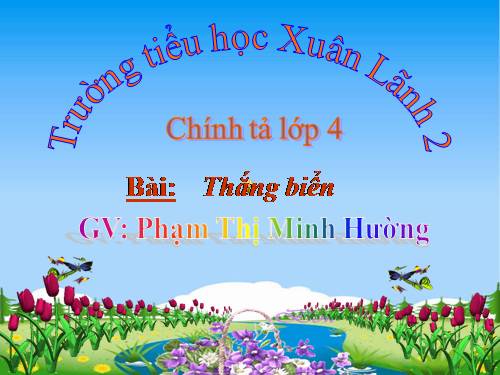 Tuần 26. Nghe-viết: Thắng biển