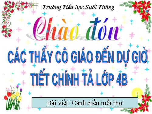 Tuần 15. Nghe-viết: Cánh diều tuổi thơ