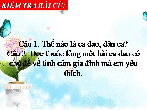 Bài 3. Những câu hát về tình yêu quê hương, đất nước, con người