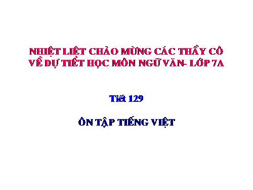 Bài 30. Ôn tập phần Tiếng Việt