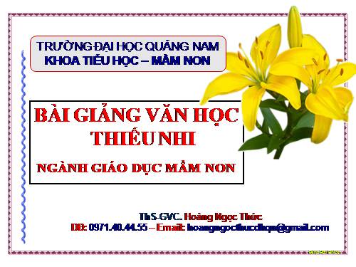 Van học _ Khái quát về Văn học dân gian