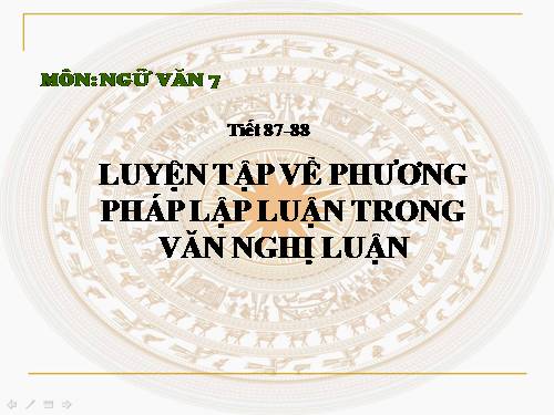 Bài 20. Luyện tập về phương pháp lập luận trong văn nghị luận