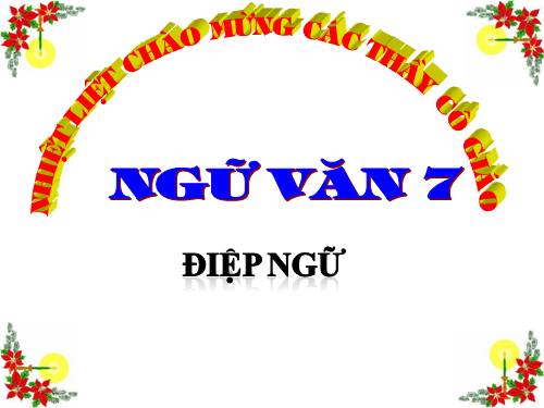 Bài 13. Điệp ngữ