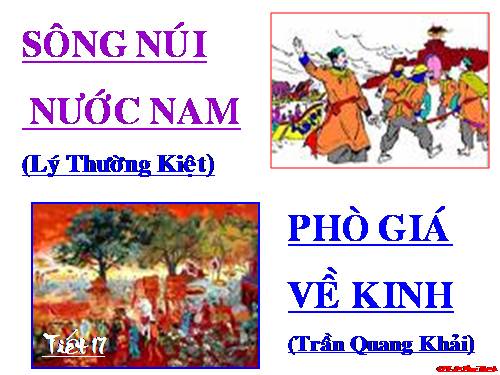 Bài 5. Sông núi nước Nam (Nam quốc sơn hà)