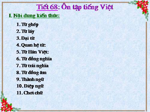 Bài 16. Ôn tập phần Tiếng Việt