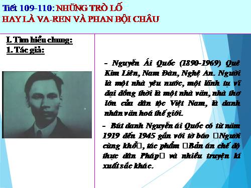 Bài 27. Những trò lố hay là Va-ren và Phan Bội Châu