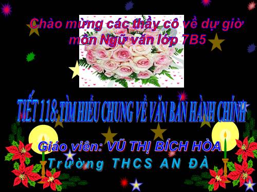 Bài 28. Tìm hiểu chung về văn bản hành chính