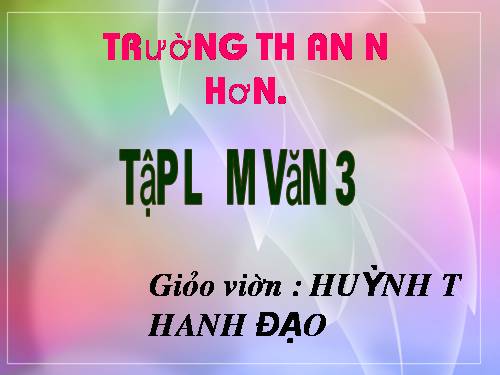 Bài 1. Mẹ tôi