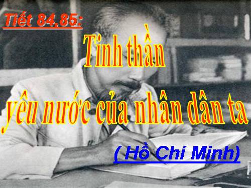 Bài 20. Tinh thần yêu nước của nhân dân ta