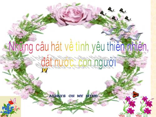 Bài 3. Những câu hát về tình yêu quê hương, đất nước, con người