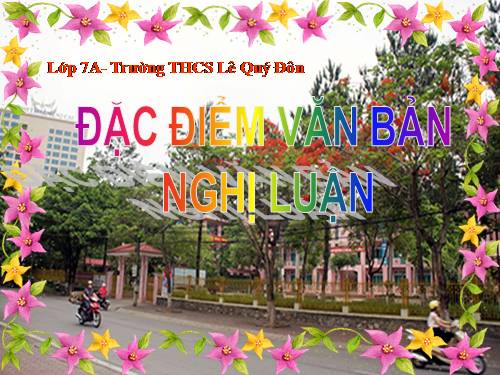 Bài 19. Đặc điểm của văn bản nghị luận