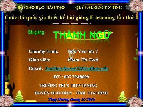 Bài 12. Thành ngữ