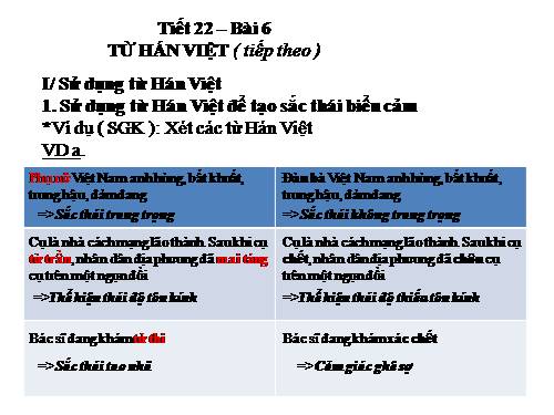 Bài 5. Từ Hán Việt