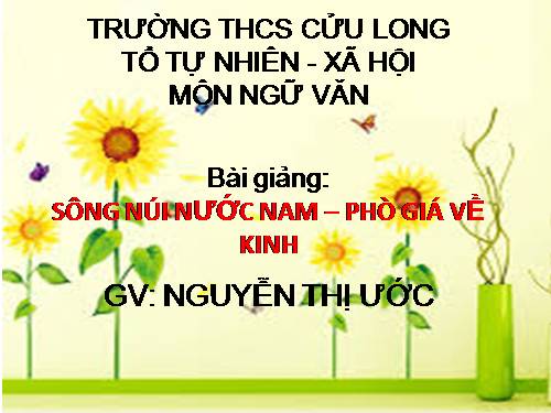 Bài 5. Sông núi nước Nam (Nam quốc sơn hà)