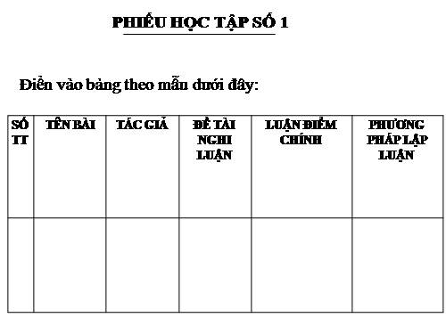 Bài 25. Ôn tập văn nghị luận