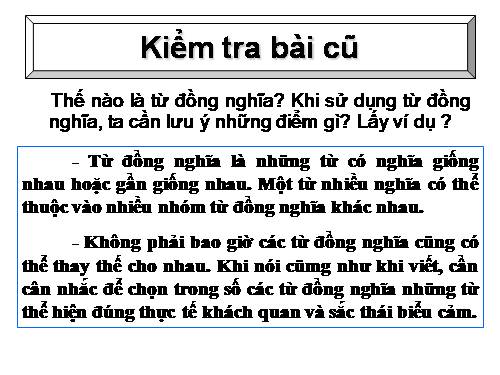 Bài 10. Từ trái nghĩa