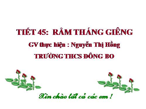 Bài 12. Rằm tháng giêng (Nguyên tiêu)