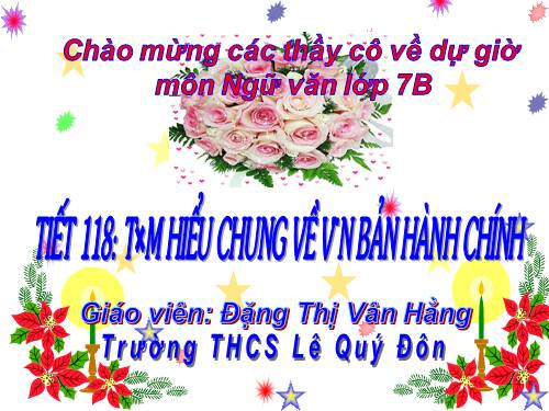 Bài 28. Tìm hiểu chung về văn bản hành chính