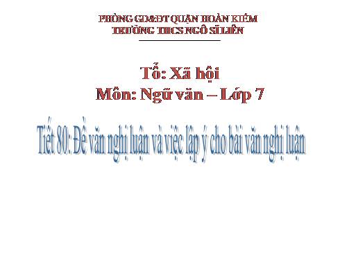 Bài 6. Đề văn biểu cảm và cách làm bài văn biểu cảm