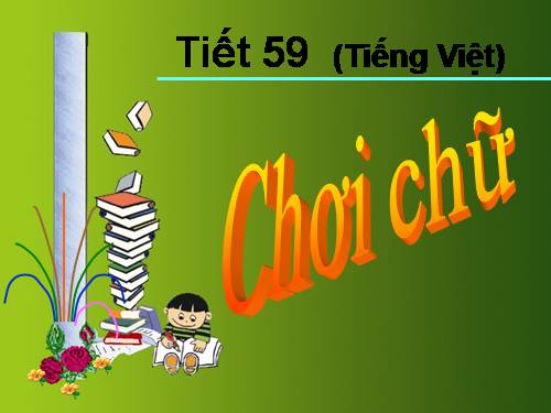 Bài 14. Chơi chữ